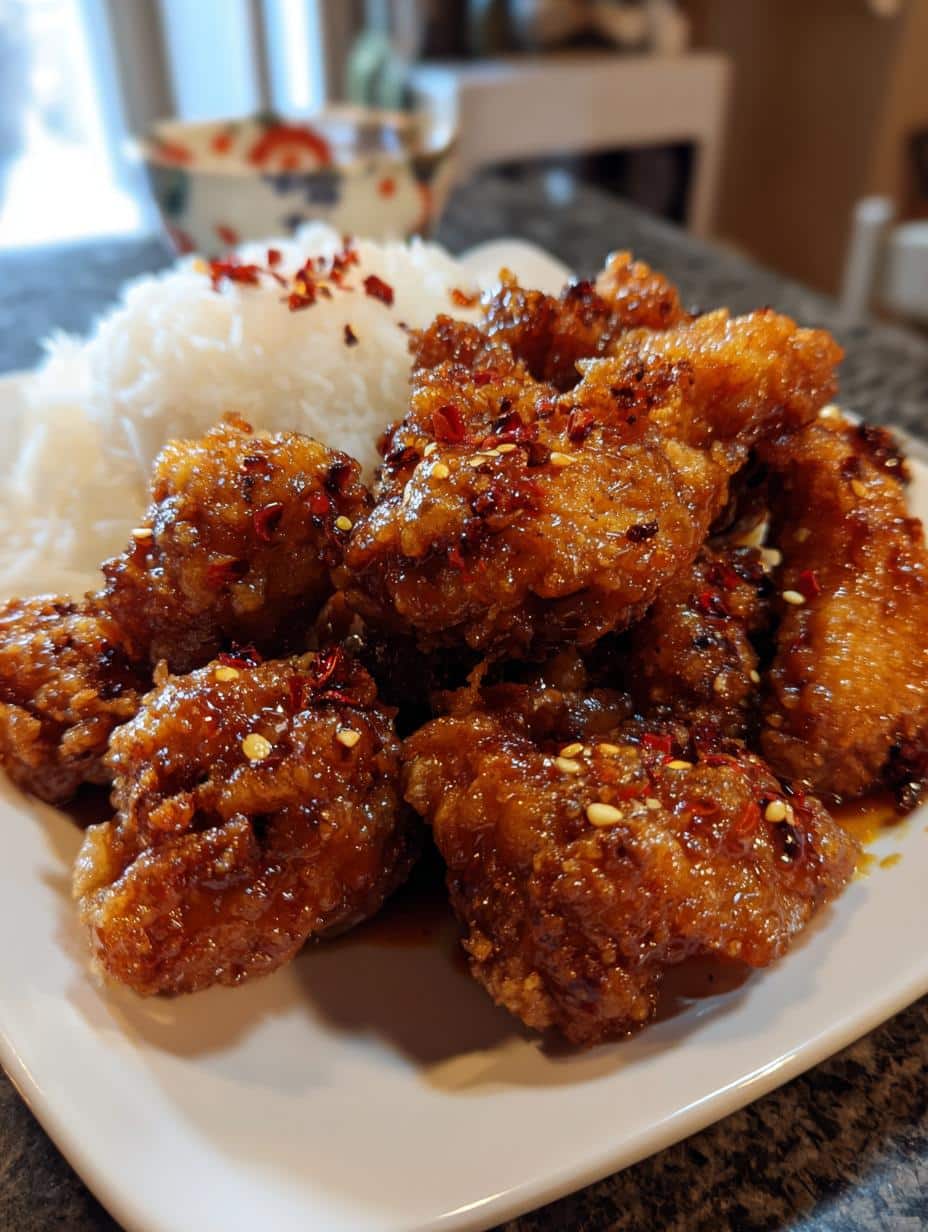Poulet frit au miel piquant - detail 1