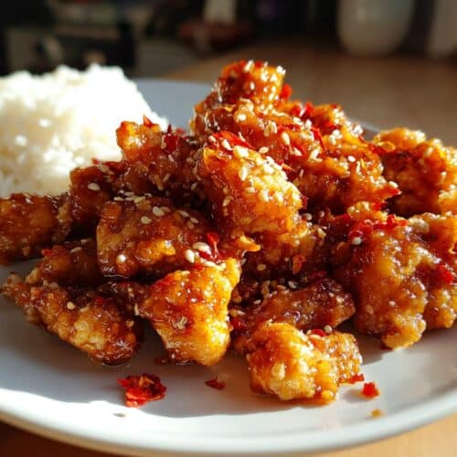 Poulet frit au miel piquant