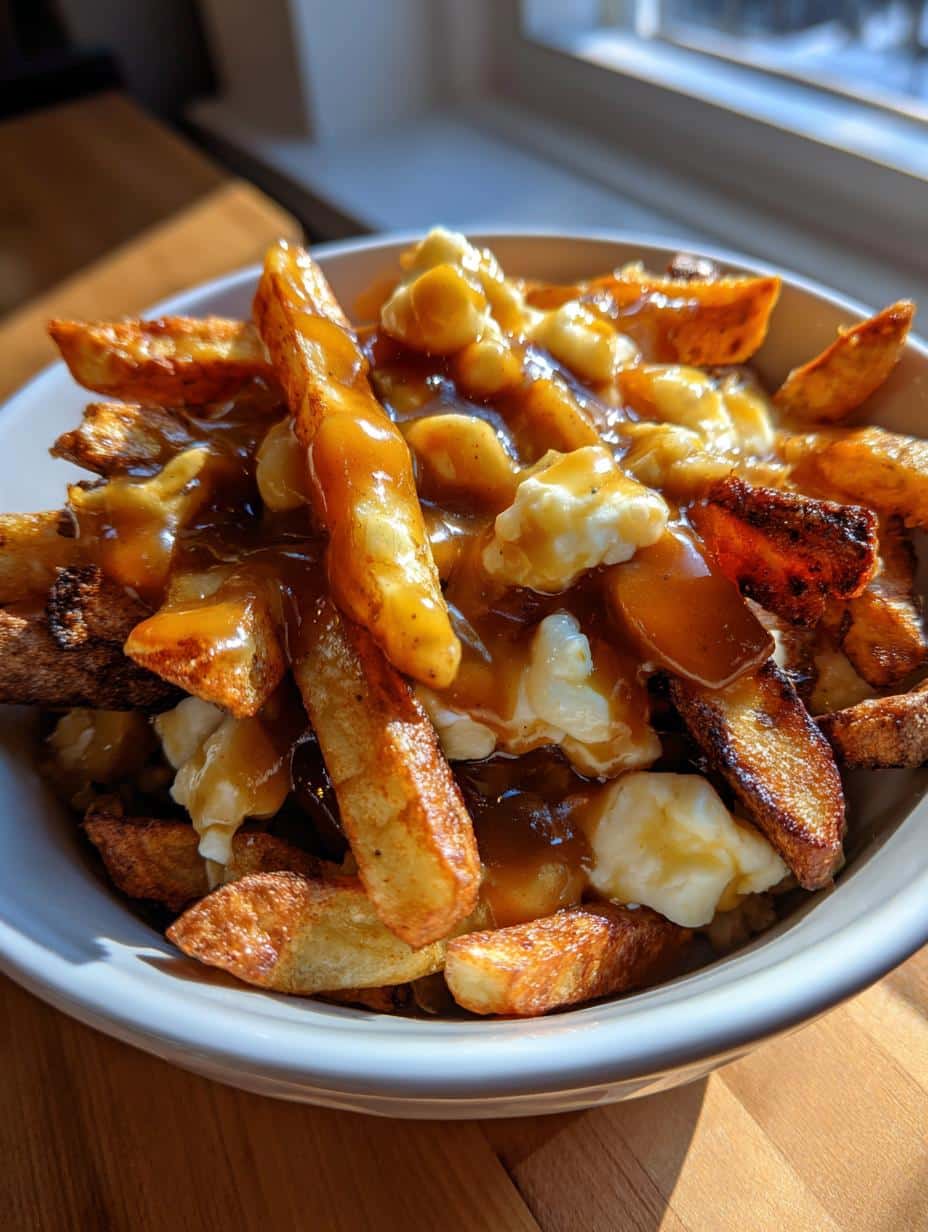 Poutine végétarienne - detail 1