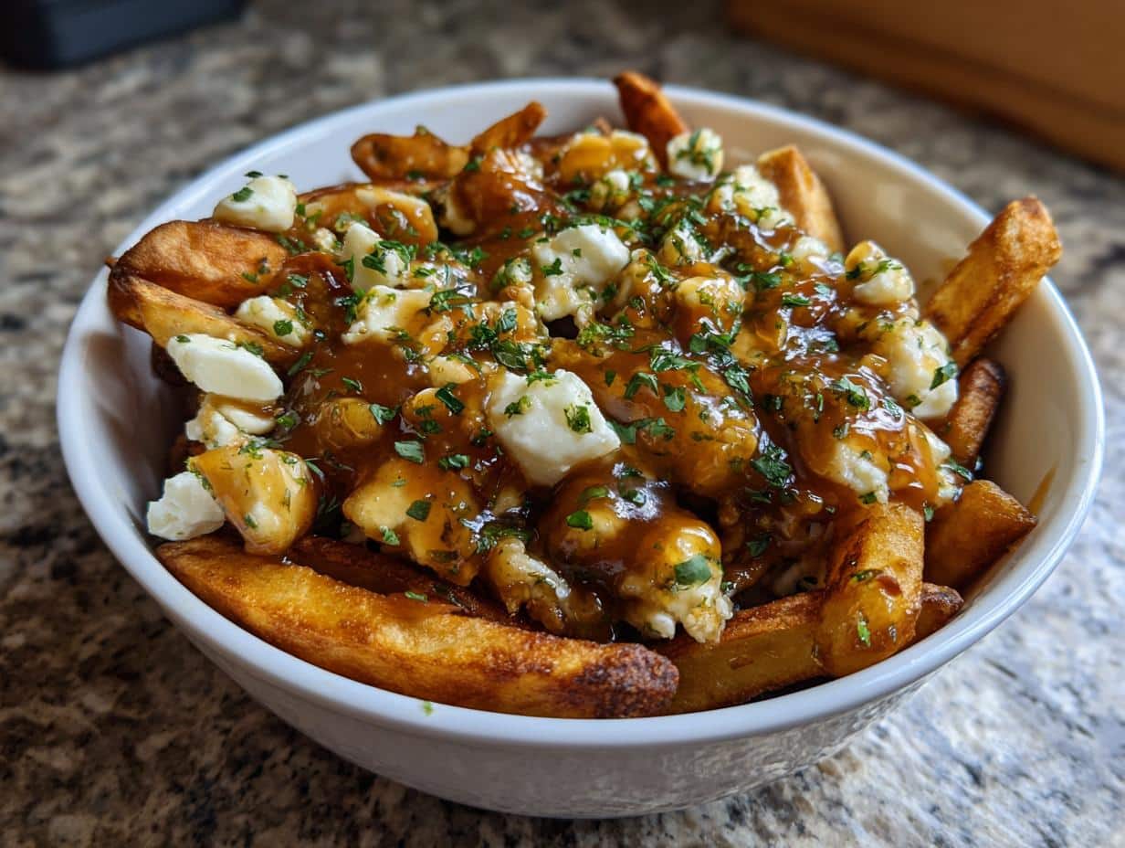 Poutine végétarienne