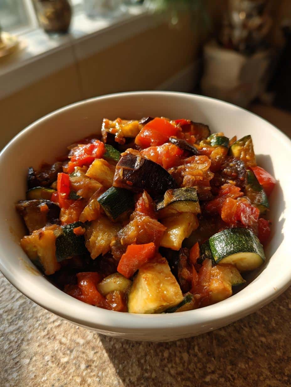 Ratatouille maison - detail 1