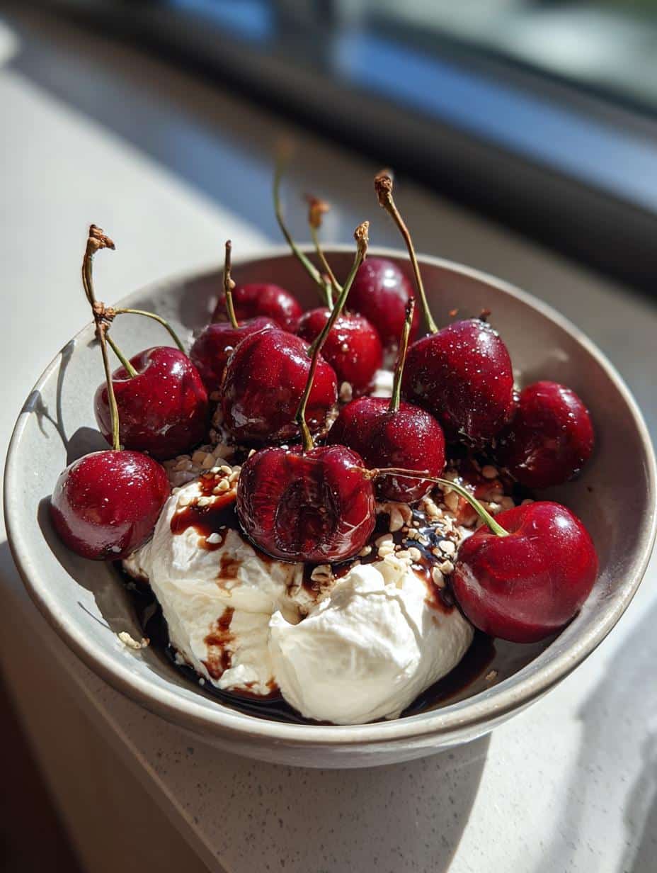 Salade d'été aux cerises et burrata - detail 1