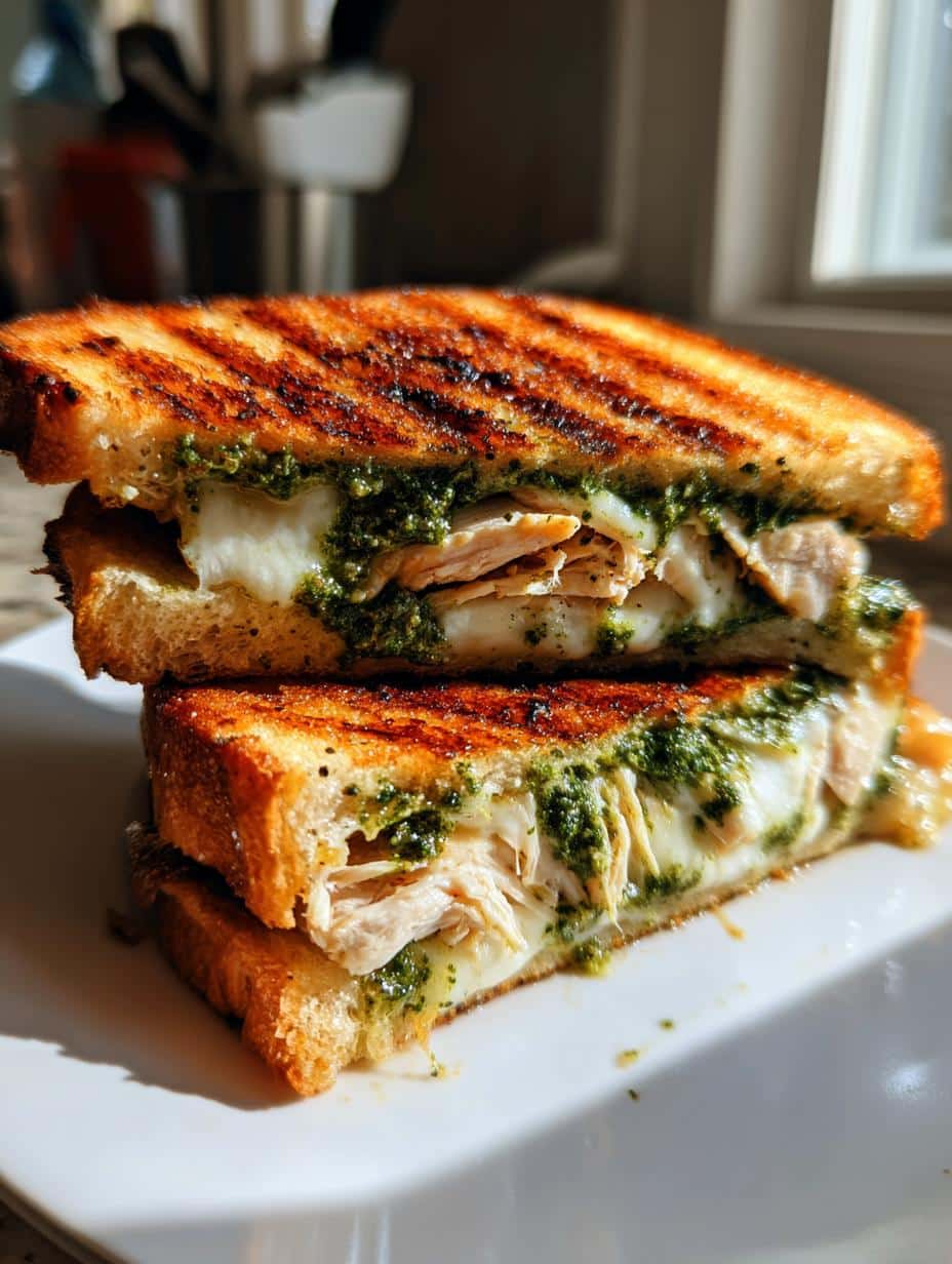 Sandwich poulet pesto mozzarella - detail 1