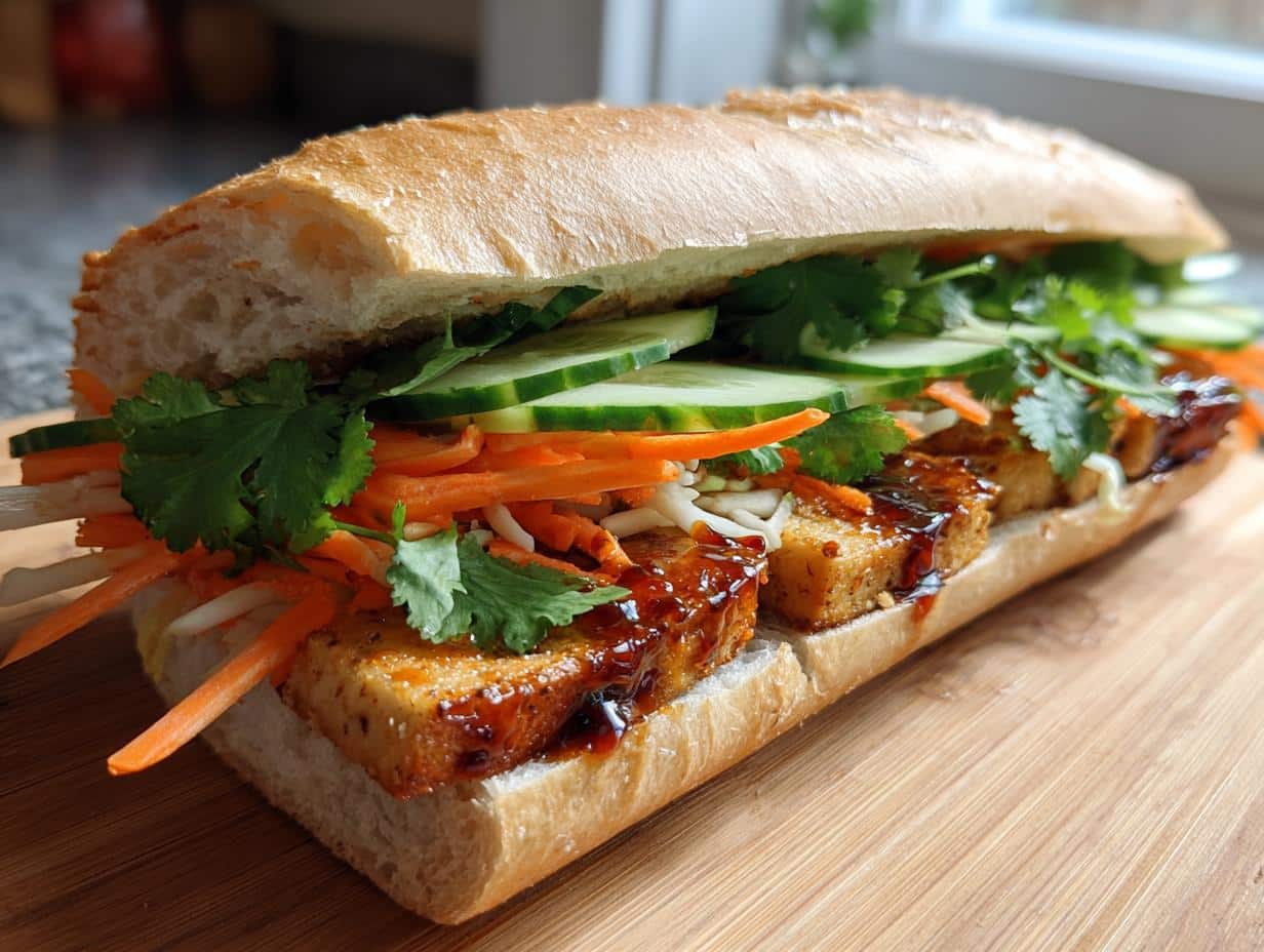 Sandwich vietnamien végétarien