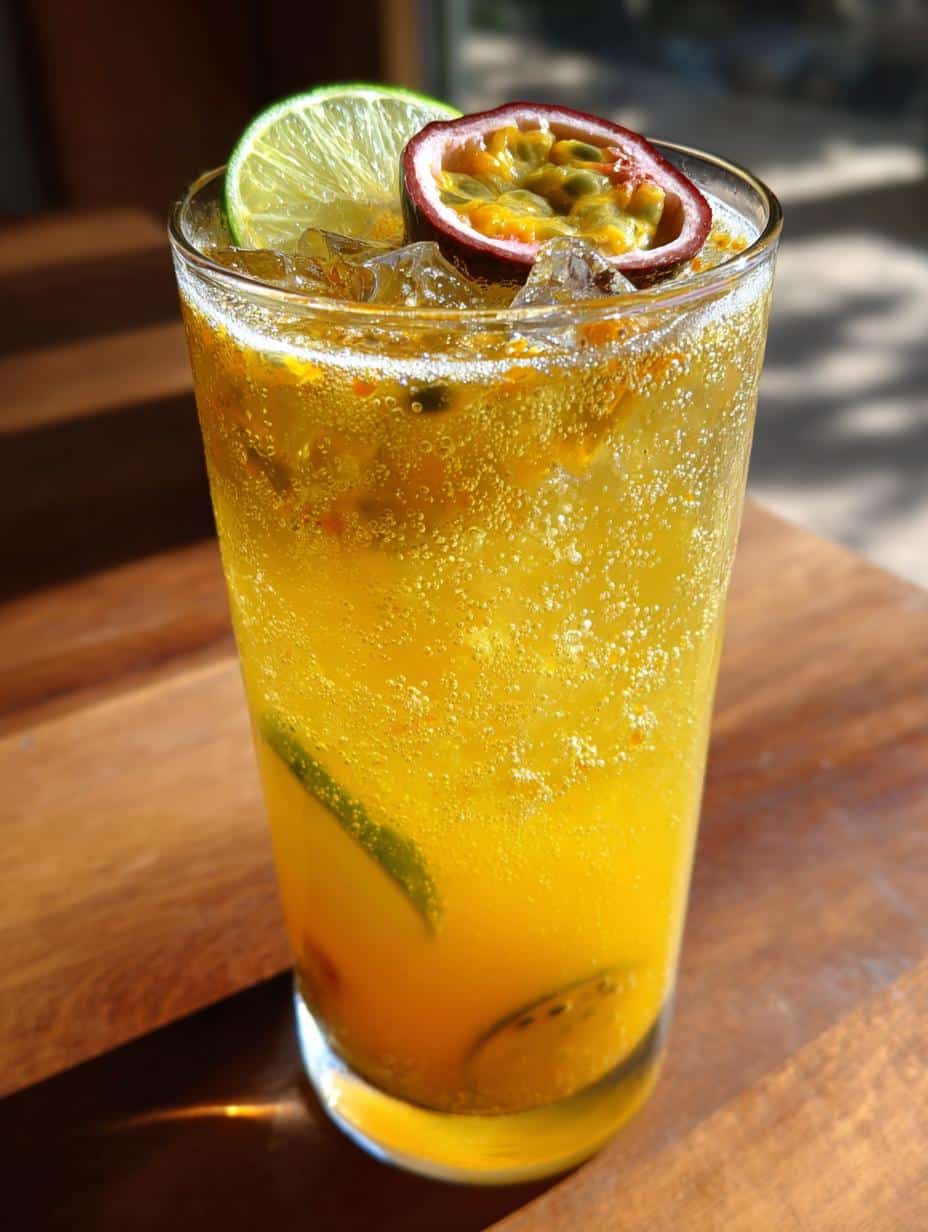 Soda aux fruits de la passion - detail 1