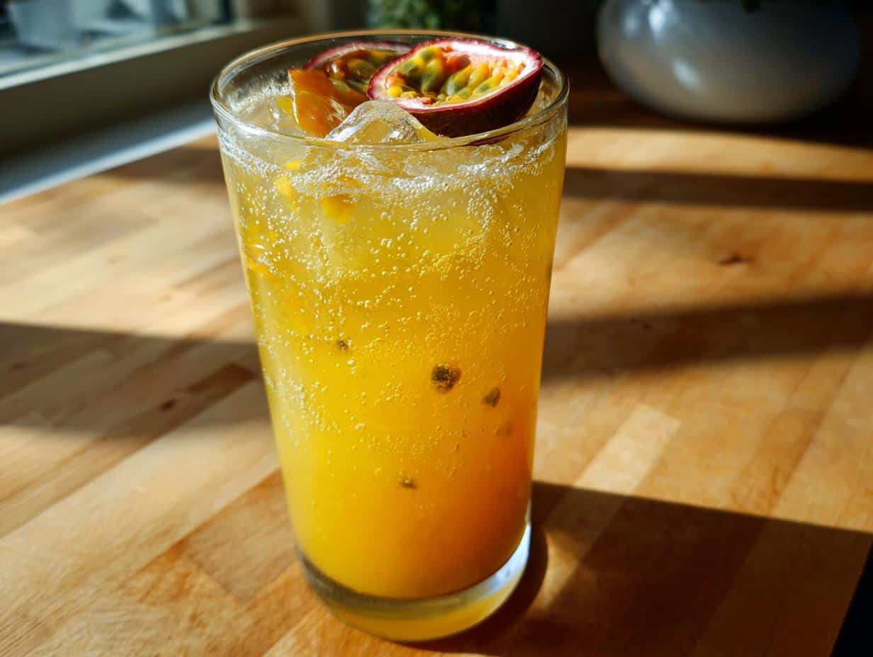 Soda aux fruits de la passion