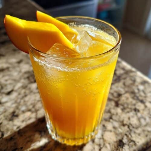 Soda maison à la mangue