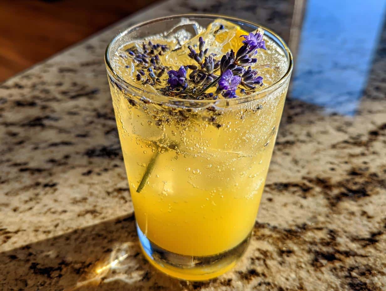 Soda maison lavande-citron