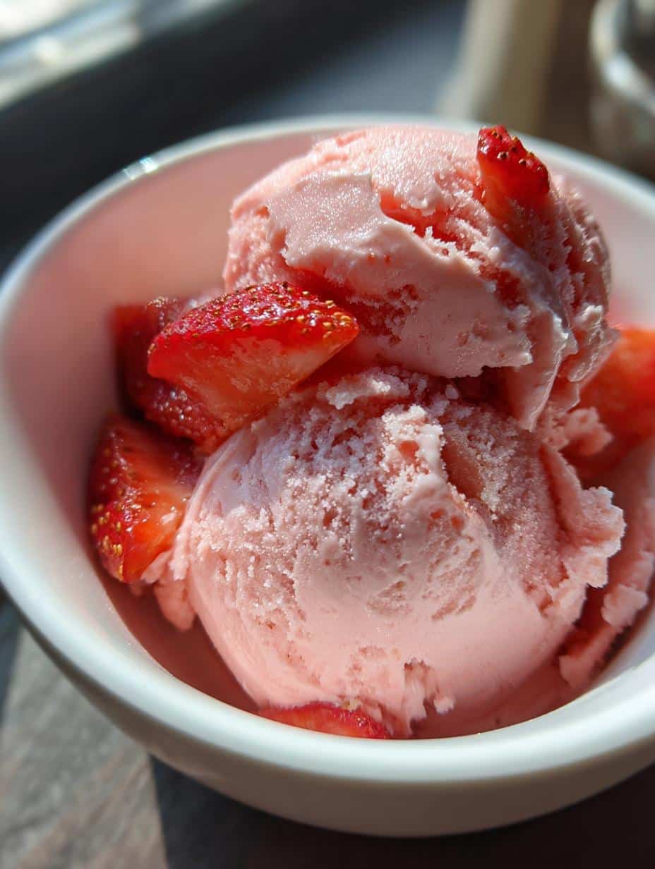 Sorbet fraise express - detail 1