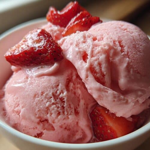 Sorbet fraise express