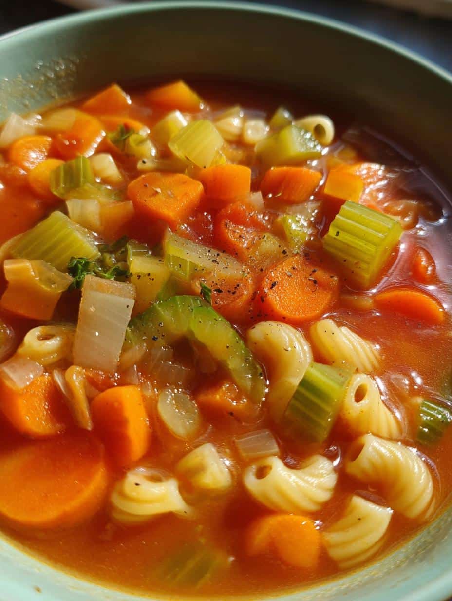Soupe minestrone italien - detail 1