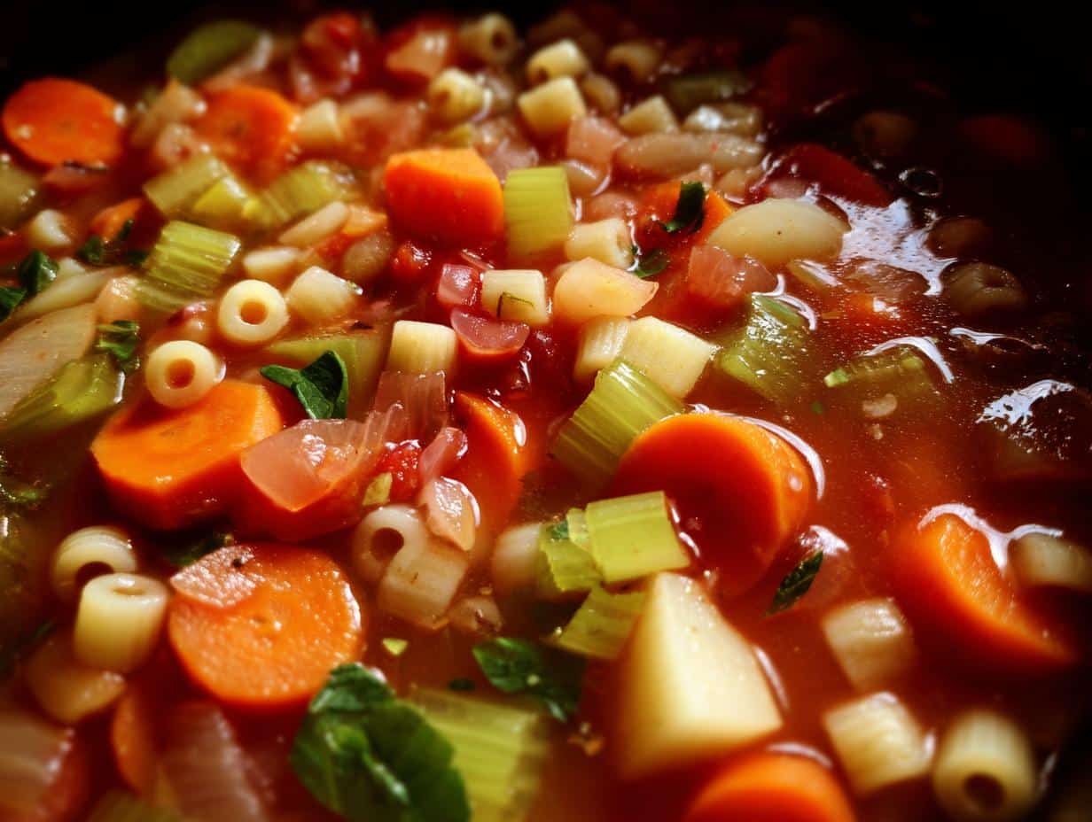 Soupe minestrone italien