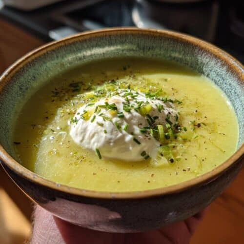 Soupe poireaux-pommes de terre