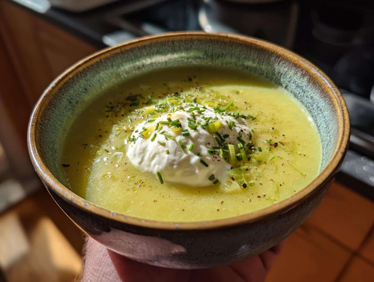 Soupe poireaux-pommes de terre