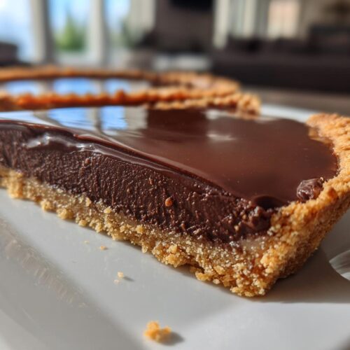 Tarte au chocolat onctueuse