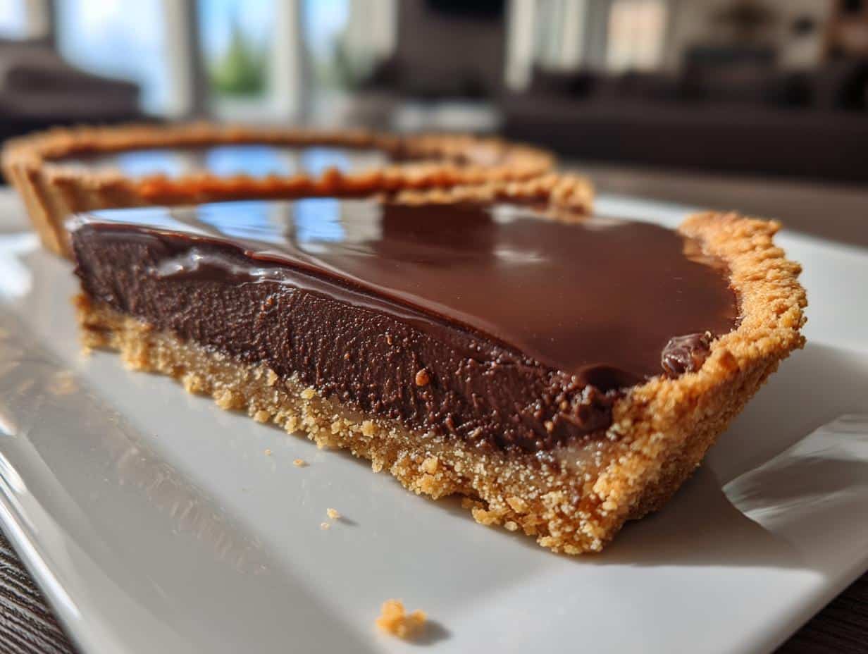 Tarte au chocolat onctueuse