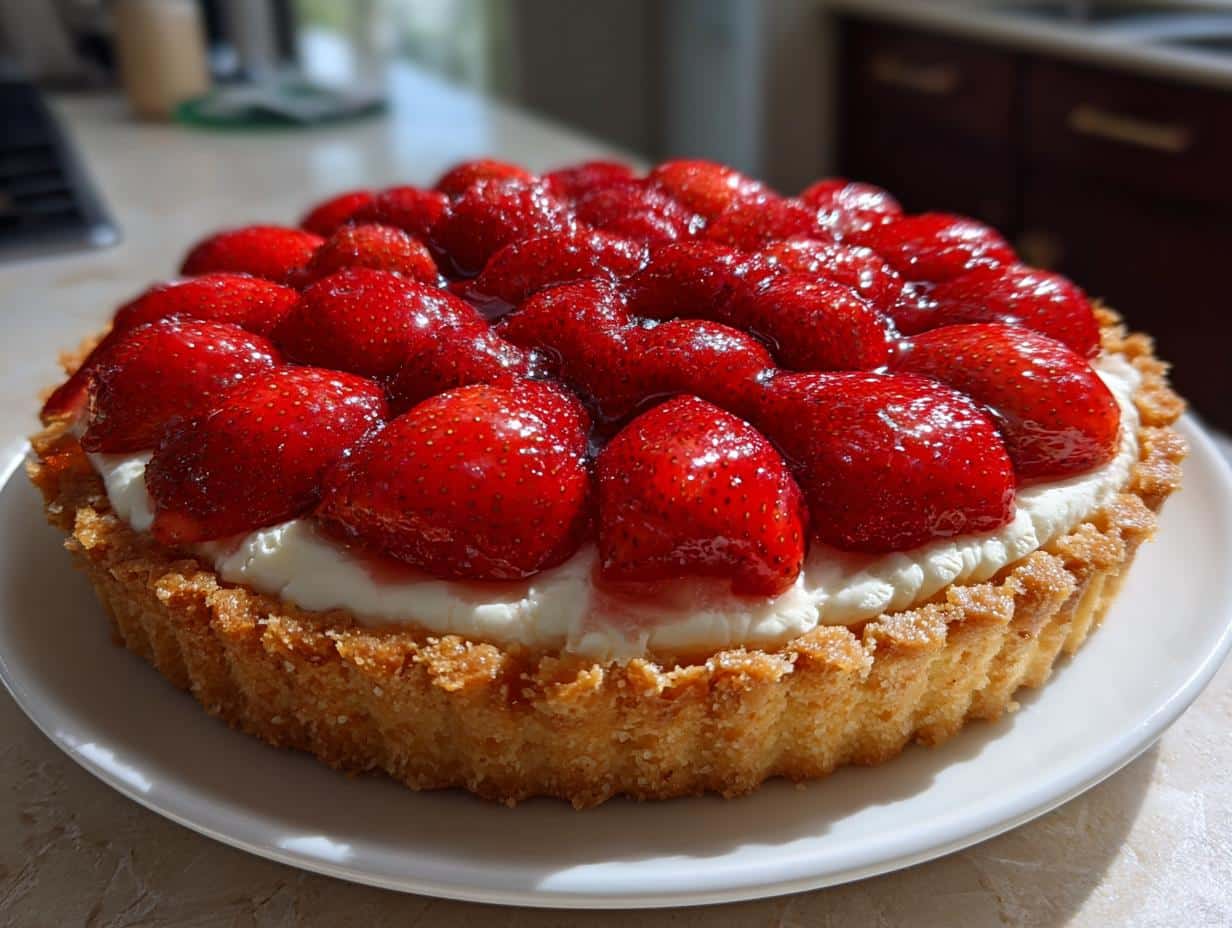 Tarte aux fraises classique