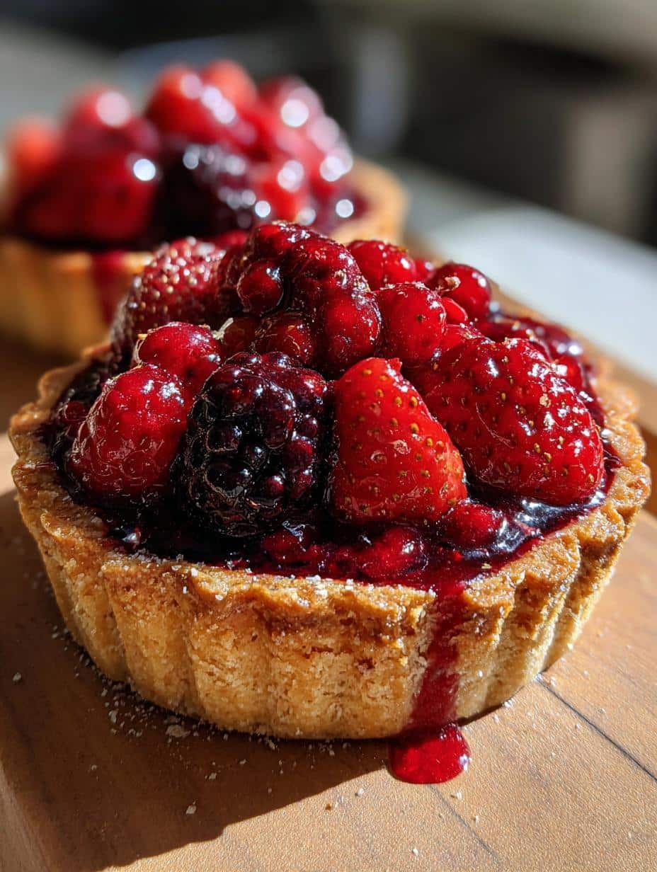 Tartelettes fruits rouges - detail 1