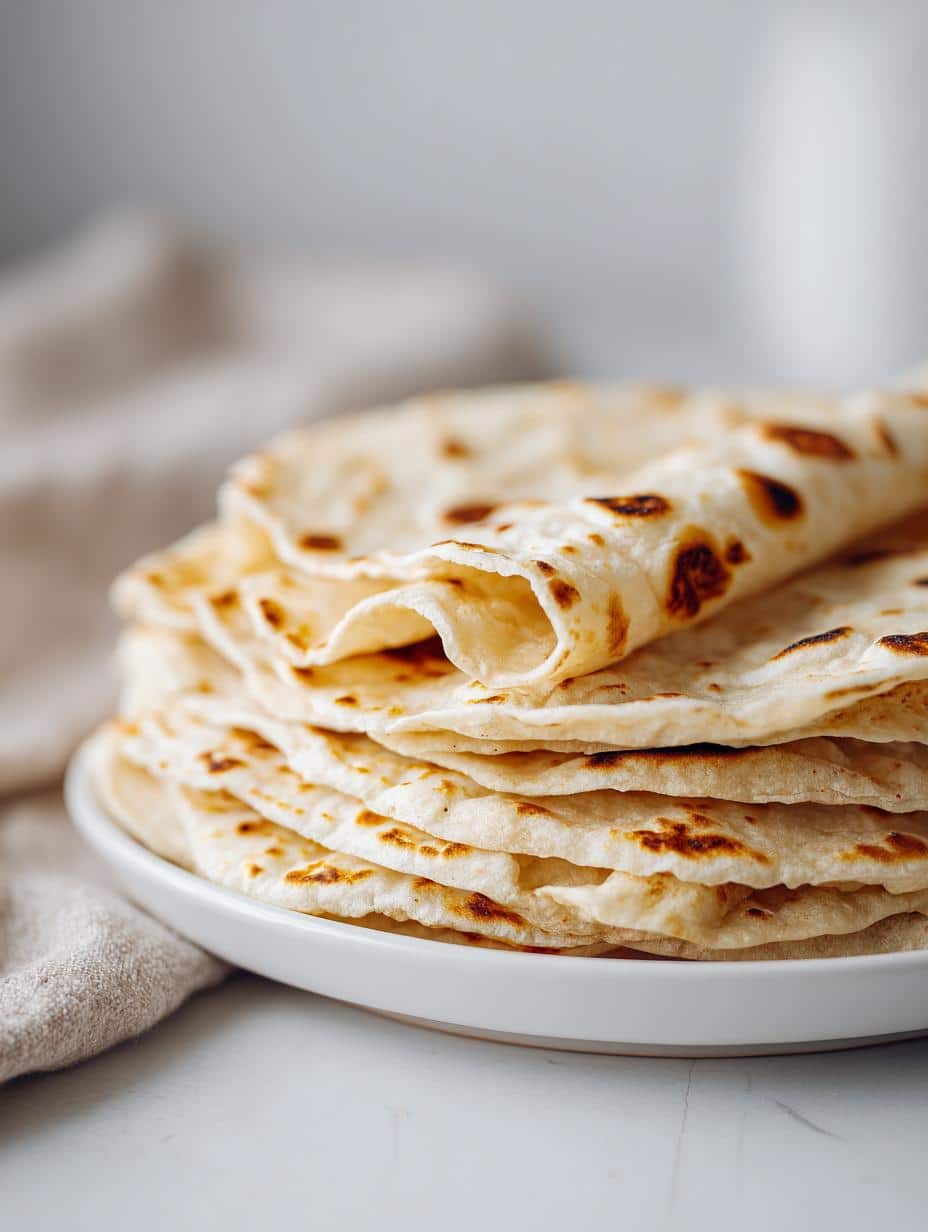 Tortillas maison moelleuses - detail 1