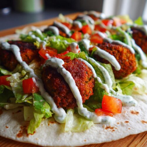 Wrap aux falafels