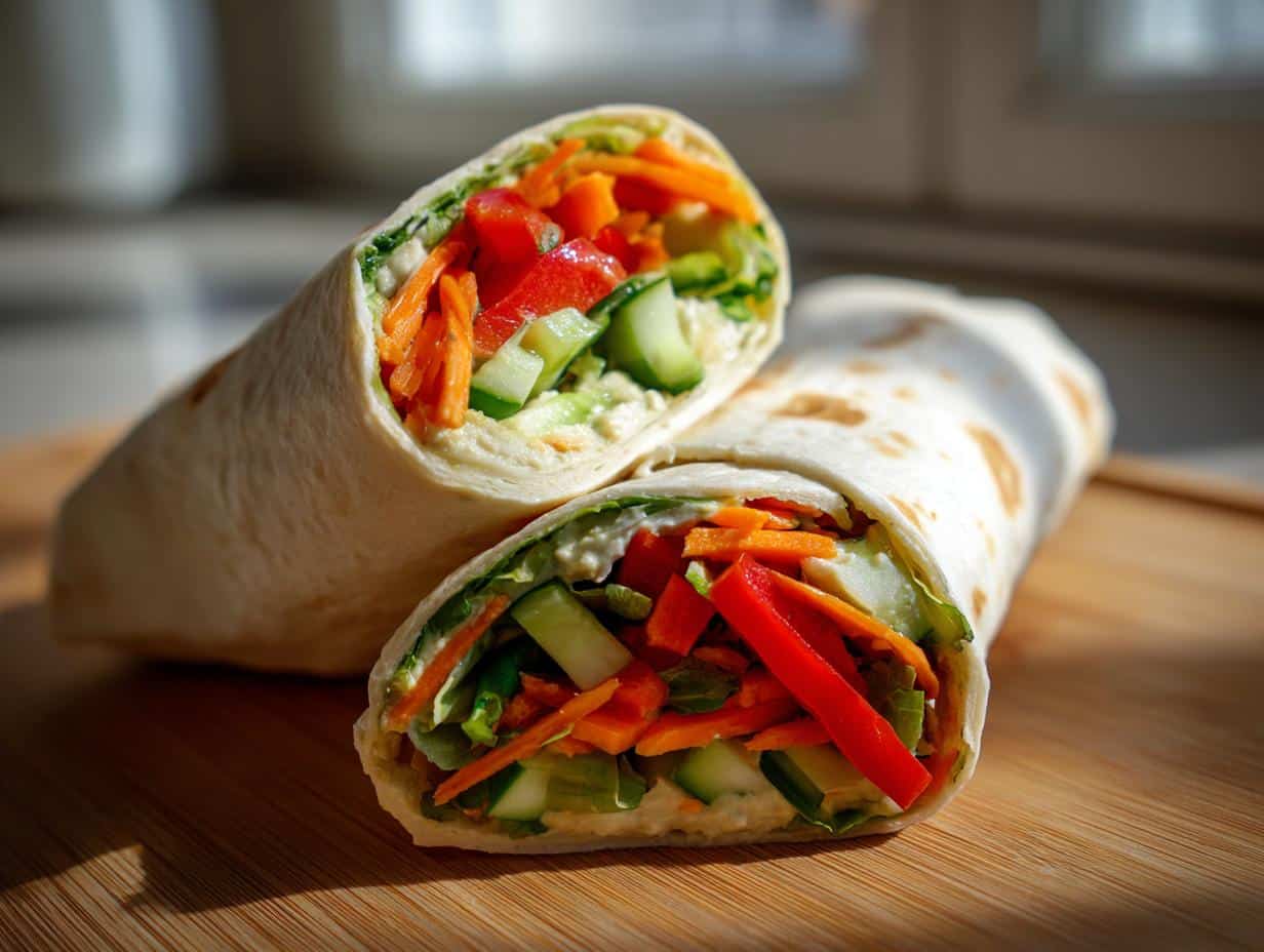 Wraps végétariens arc-en-ciel : 5 étapes pour un délice