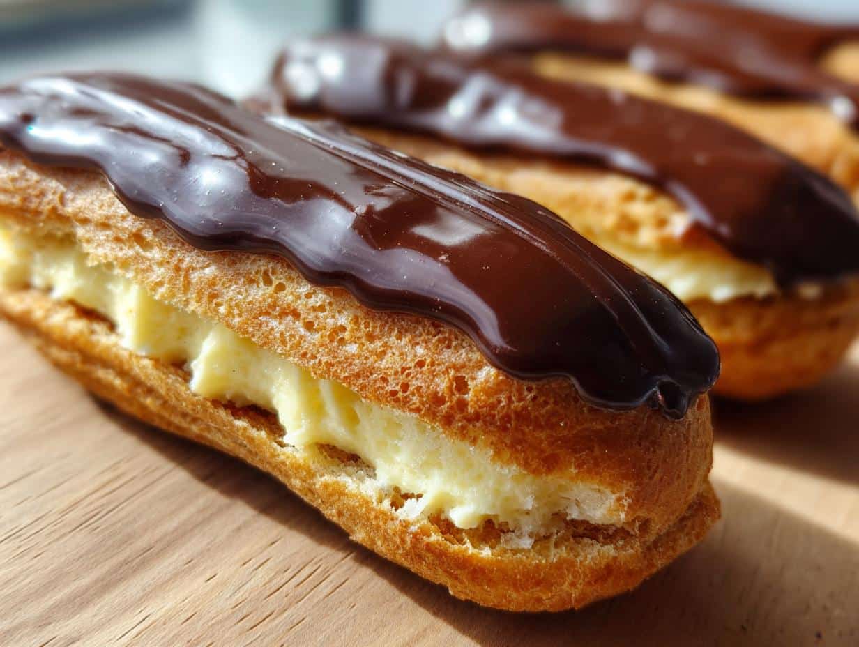 Éclair au chocolat